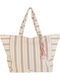 Kbas Kbas Stoff Strandtasche Beige