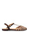 Γυναικείες Μπαλαρίνες Slingback σε Καφέ Χρώμα