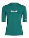 O'Neill Skin UPF 50+ Women Short Sleeve Sun Protection Shirt Green