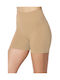 Children's Ballet Dance Shorts Cotton Lycra Greek Beige