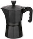 Maestro Mr-1666-3 Espresso-Kocher 3 Tassen Schwarz MR-1666-3-Schwarz