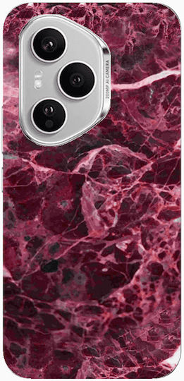 Honor Magic 400 Pro Marble Cherry Transparent Silicone Tpu Θήκη