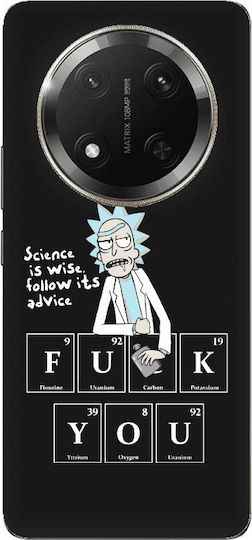 Honor Magic 7 Lite Rick Scince Is Wise Black Colored Silicone Tpu Θήκη