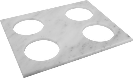 Espiel Tocătoare De Bucătărie Marmură Albă 32.5x26.5cm 2 Bucăți