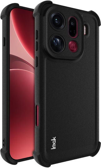 Imak Matte Silicone Black Back Cover (Oppo Find X9 Pro 5g)
