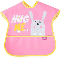 Baby Jem Waterproof Fabric Baby Bib Pink