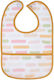 Baby Jem Waterproof Fabric Baby Bib with Pocket Pastel Stripes