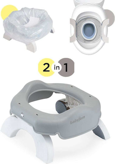 Baby Jem Portable Gray Potties Up To 15kg