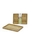 ArteLibre Bamboo Serving Tray 21.5x15.5x1.5cm