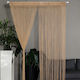 Gold String Curtain 100x195cm 39-950-2541