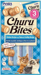 Inaba Ciao Churu Cat Bites Răsfăț Pisică Pui Ton Scoici 30gr Inaba Ciao Churu Cat Bites Răsfăț Pisică Pui Ton Scoici 30gr