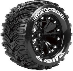 Set Roți Pre-montate Mt-cyclone Soft 14mm Louise Monster Truck 2.8 2 Bucăți