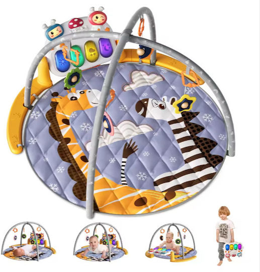Aster Star Baby Playmat with Music for Newborns