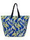 Bleecker & Love City Stofftasche Strand Blau