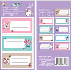 interDRUK Girls Notebook Labels 3 Pieces interDRUK Girls Notebook Labels 3 Pieces