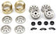 Set Roți Cs-8 Steel Beadlock 1.2in Hpi Venture18 Gri 4 Bucăți