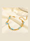 Women's Bracelet Chain Made of Gold Plated Steel