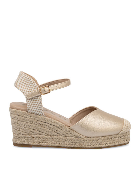 Mysoft Anatomic Women's Summer Platforms In Espadrille Style Platinum 25M150