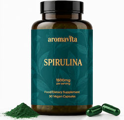 Aromavita Спирулина Ελληνική 1500mg – 90 Веган Капсули Aromavita Спирулина Ελληνική 1500mg – 90 Веган Капсули
