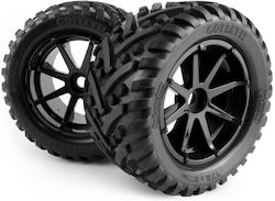 Set Complet De Roți Cauciucuri Goliath Montate Pe Jante 3256 Blast Negru 2 Bucăți