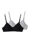 Name It Σετ Παιδικά Μπουστάκια Black/grey