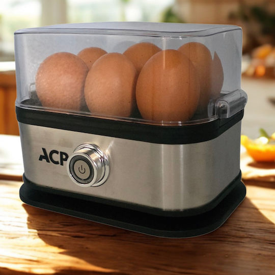 ACP Βrăstiră de Ouă cu 6 Compartimente Argintiu