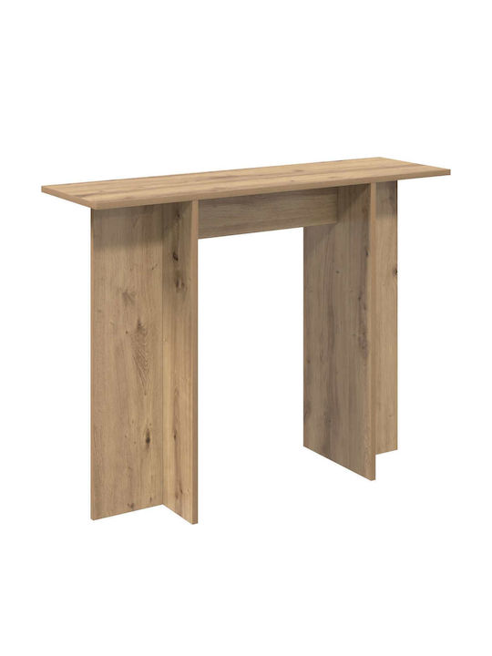 Wooden Console Brown L100xW30xH75cm