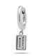 Buddha to Buddha Silver Hoop Earring