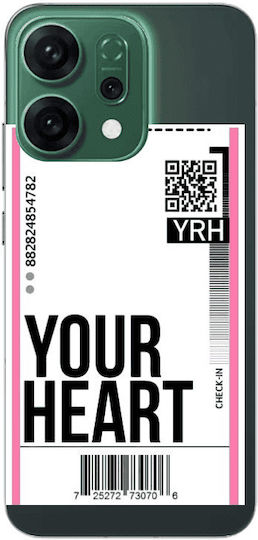 Oppo Reno 14 Your Heart Yrh Прозрачен Силиконов TPU Калъф за Мобилен Телефон