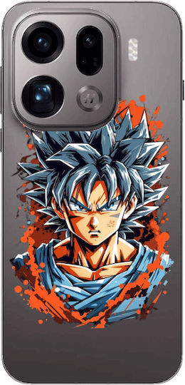 Oppo Find X9 Pro Anime Goku Transparent Silicone TPU Case