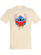 Tricou Unisex Stitch Loves Summer Watermelon Crem