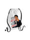 Koupakoupa I Will Show You Well You Will See What Will Happen To You Gym Backpack White