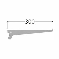 Единичен Конзолен 300мм Сив