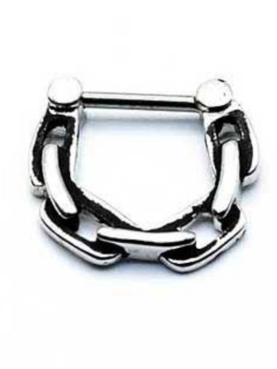 Silver And More Septum Nose Earring Steel