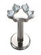 Silver And More Titan Ohrring Stift aus 8 x 1,2 mm