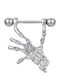 Silver And More Ohrring Piercing aus Stahl 12 x 1.6mm