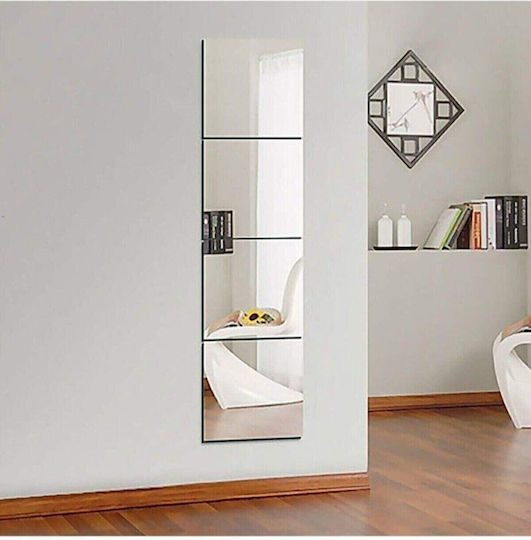 SteweHome STE-009274-P9274 Καθρέπτης Τετράγωνος Ασημί 20x20cm 4τμχ SteweHome STE-009274-P9274 Καθρέπτης Τετράγωνος Ασημί 20x20cm 4τμχ