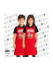 Koupakoupa Check Out My Six Pack Παιδική Ποδιά Κουζίνας Κόκκινη KP_30884_apron-kid-red