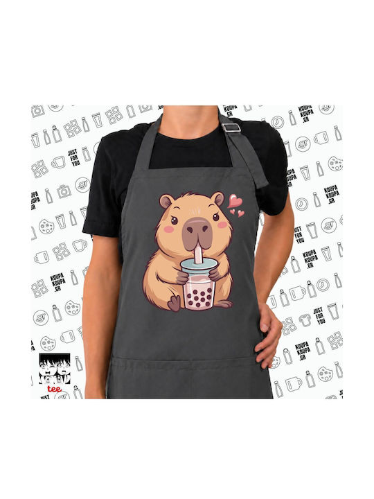 Koupakoupa Capybara Bubble Tea Küchen Schürze G...