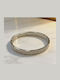 Crystal Bangle Bracelet Silver Stainless Steel