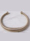 Spiral Cuff Bracelet Gold Stainless Steel