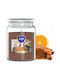 Aura Glass Aromatic Candle In Jar With Cinnamon Scent