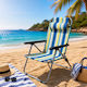 ForHome Blue Beach Chair 52x73x94cm