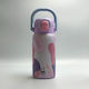 Pandaboo Kids Water Bottle Thermos With Straw Purple