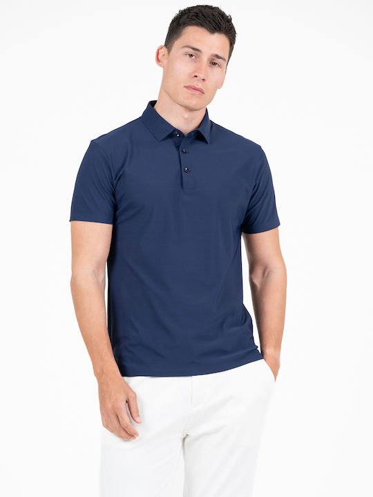 Gianni Lupo Polo Αθλητική Μπλούζα Κοντομάνικη Blue