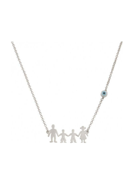 Silver And More Necklace Family Made of Silver