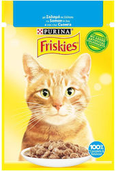 Purina Мокра Храна за Възрастни Котки в Чантичка със Сьомга Месо и Риба 85гр
