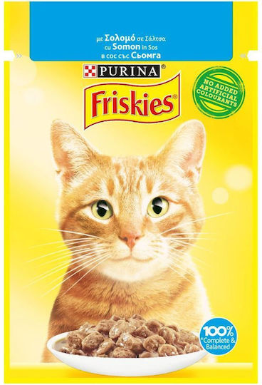Purina Υγρή Τροφή για Ενήλικες Γάτες σε Φακελάκι με Σολομό, Κρέας και Ψάρια 85gr