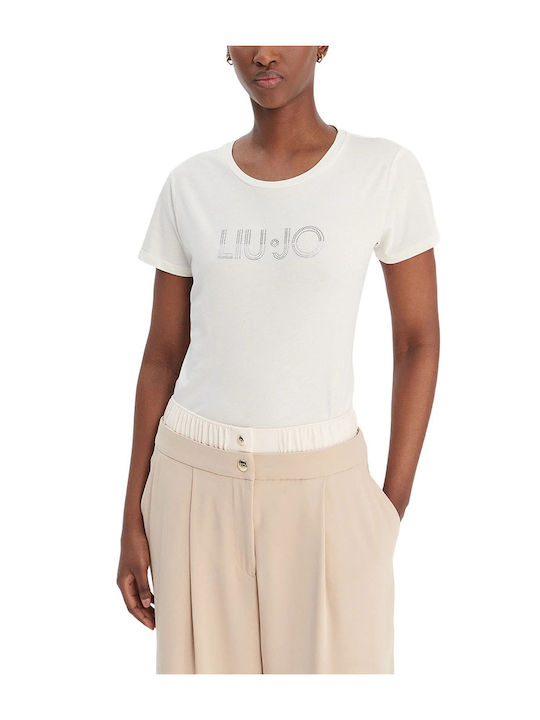 Liu Jo Γυναικείο T-shirt Λευκη