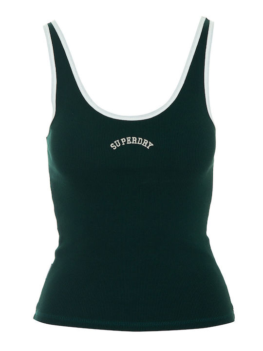 Superdry Essential Γυναικεία Μπλούζα Αμάνικη Green
